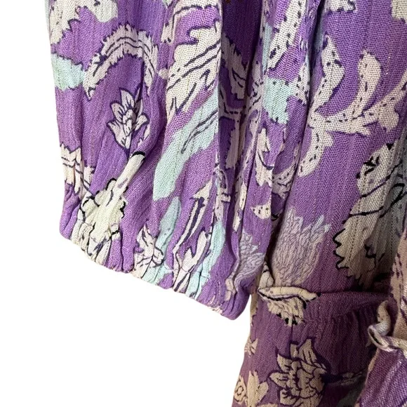 Boho Floral Mini Dress - Picture 3 of 12